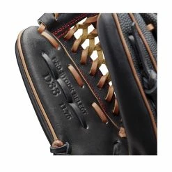 2021 Wilson A2K D33SS 11.75" Pitcher's Baseball Glove: WTA2KRB21D33 -Fielding Gloves Sales WBW100063 6 A2K P D33 1175 BlackSnakeSS SaddleTan.png.cq5dam.web .1200.1200