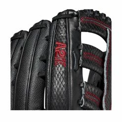 2021 Wilson A2K 1775SS 12.75" Outfield Baseball Glove: WBW1000671275 -Fielding Gloves Sales WBW100067 5 A2K OF 1775SS 1275 BlackSS BlackSnakeSS Red.png.cq5dam.web .1200.1200