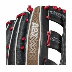 2021 Wilson A2K 1799SS 12.75" Outfield Baseball Glove: WBW1000691275 -Fielding Gloves Sales WBW100069 5 A2K OF 1799SS 1275 BlackSS BrownSnakeSS Black.png.cq5dam.web .1200.1200