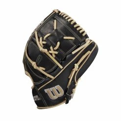 2021 Wilson A2000 B2SS 12" SuperSkin Pitcher's Baseball Glove: WBW10010012 -Fielding Gloves Sales WBW100100 2 A2000 P B2SS 12 BlackSS Blonde.png.cq5dam.web .1200.1200