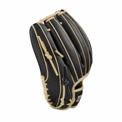 2021 Wilson A2000 B2SS 12" SuperSkin Pitcher's Baseball Glove: WBW10010012 -Fielding Gloves Sales WBW100100 3 A2000 P B2SS 12 BlackSS Blonde.png.cq5dam.web .1200.1200