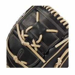 2021 Wilson A2000 B2SS 12" SuperSkin Pitcher's Baseball Glove: WBW10010012 -Fielding Gloves Sales WBW100100 4 A2000 P B2SS 12 BlackSS Blonde.png.cq5dam.web .1200.1200