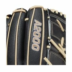 2021 Wilson A2000 B2SS 12" SuperSkin Pitcher's Baseball Glove: WBW10010012 -Fielding Gloves Sales WBW100100 5 A2000 P B2SS 12 BlackSS Blonde.png.cq5dam.web .1200.1200