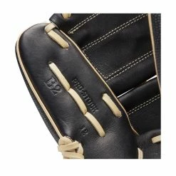 2021 Wilson A2000 B2SS 12" SuperSkin Pitcher's Baseball Glove: WBW10010012 -Fielding Gloves Sales WBW100100 6 A2000 P B2SS 12 BlackSS Blonde.png.cq5dam.web .1200.1200