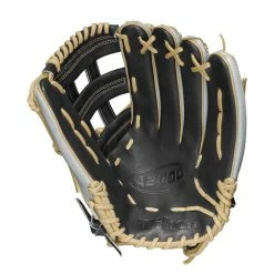 2021 Wilson A2000 1799SS 12.75" SuperSkin Outfield Baseball Glove: WBW1001121275 -Fielding Gloves Sales WBW100112 1 A2000 OF 1799SS 1275 Black GreySS Blonde.png.cq5dam.web .1200.1200