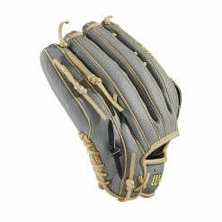 2021 Wilson A2000 1799SS 12.75" SuperSkin Outfield Baseball Glove: WBW1001121275 -Fielding Gloves Sales WBW100112 3 A2000 OF 1799SS 1275 Black GreySS Blonde.png.cq5dam.web .1200.1200
