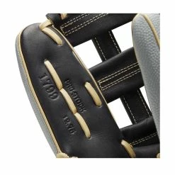 2021 Wilson A2000 1799SS 12.75" SuperSkin Outfield Baseball Glove: WBW1001121275 -Fielding Gloves Sales WBW100112 6 A2000 OF 1799SS 1275 Black GreySS Blonde.png.cq5dam.web .1200.1200