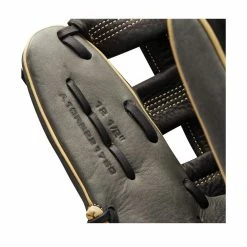 2022 Wilson A1000 1750 12.5" Outfield Baseball Glove: WTA10RB221750 -Fielding Gloves Sales WBW100138 6 A1000 1750 OF 125 Grey Blonde Black.png.cq5dam.web .1200.1200
