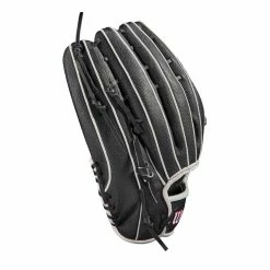 2021 Wilson A2000 SCOT7SS 12.75" Outfield Baseball Glove: WTA20RB21SCOT7SS -Fielding Gloves Sales WBW100156 3 A2000 OF OT7 SC 1275 BlackSS BlackDimple Gray.png.cq5dam.web .1200.1200