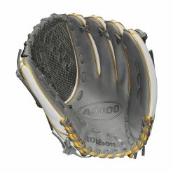 2021 Wilson A2000 V125SS 12.5" Utility Fastpitch Glove: WBW100214125 -Fielding Gloves Sales WBW100214 1 A2000 P OF V125 125 WhiteSS Gold GreySnakeSkin.png.cq5dam.web .1200.1200