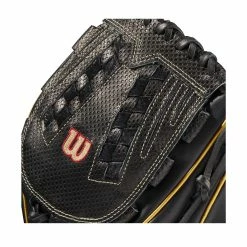 2021 Wilson A2000 SCV125 12.5" Outfield Fastpitch Softball Glove: WBW100222125 18 2021 Wilson A2000 SCV125 12.5" Outfield Fastpitch Softball Glove: WBW100222125 -Fielding Gloves Sales WBW100222 4 A2000 P OF V125 125 Black Gold BlackSnakeSS.png.cq5dam.web .1200.1200