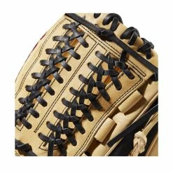 2022 Wilson A2000 D33 11.75" Pitcher's Baseball Glove: WTA20RB22D33 16 2022 Wilson A2000 D33 11.75" Pitcher's Baseball Glove: WTA20RB22D33 -Fielding Gloves Sales WBW100393 4 A2000 Leather D33 1175 Blonde Black.png.cq5dam.web .1200.1200