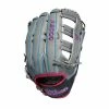 Wilson A2000 SCSP13SS 13" Slowpitch Softball Fielding Glove: WBW10040213 -Fielding Gloves Sales WBW100402 0 A2000 SP13 SC 13 GreyDimpled GreySS BlackSS.png.cq5dam.web .1200.1200