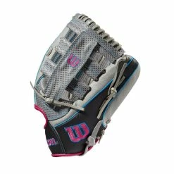Wilson A2000 SCSP13SS 13" Slowpitch Softball Fielding Glove: WBW10040213 -Fielding Gloves Sales WBW100402 2 A2000 SP13 SC 13 GreyDimpled GreySS BlackSS.png.cq5dam.web .1200.1200