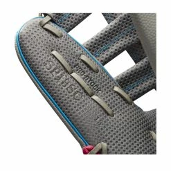 Wilson A2000 SCSP13SS 13" Slowpitch Softball Fielding Glove: WBW10040213 -Fielding Gloves Sales WBW100402 6 A2000 SP13 SC 13 GreyDimpled GreySS BlackSS.png.cq5dam.web .1200.1200