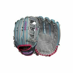 Wilson A2000 SCSP13SS 13" Slowpitch Softball Fielding Glove: WBW10040213 -Fielding Gloves Sales WBW100402 8 A2000 SP13 SC 13 GreyDimpled GreySS BlackSS.png.cq5dam.web .1200.1200