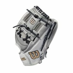 2022 Wilson A2000 H75 11.75" Infield Fastpitch Softball Glove: WTA20RF22H75 13 2022 Wilson A2000 H75 11.75" Infield Fastpitch Softball Glove: WTA20RF22H75 -Fielding Gloves Sales WBW100437 2 A2000 FP IF H75 1175 Grey White.png.cq5dam.web .1200.1200