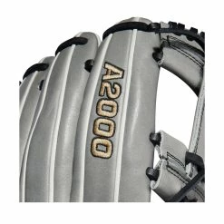 2022 Wilson A2000 H75 11.75" Infield Fastpitch Softball Glove: WTA20RF22H75 16 2022 Wilson A2000 H75 11.75" Infield Fastpitch Softball Glove: WTA20RF22H75 -Fielding Gloves Sales WBW100437 5 A2000 FP IF H75 1175 Grey White.png.cq5dam.web .1200.1200