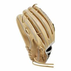 2022 Wilson A2000 P12 12" PItcher's Fastpitch Softball Glove: WTA20RF22P12 -Fielding Gloves Sales WBW100439 3 A2000 FP P P12 12 Blonde Black.png.cq5dam.web .1200.1200