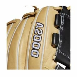 2022 Wilson A2000 P12 12" PItcher's Fastpitch Softball Glove: WTA20RF22P12 -Fielding Gloves Sales WBW100439 5 A2000 FP P P12 12 Blonde Black.png.cq5dam.web .1200.1200