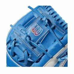 2023 Wilson A2000 Love The Moment DP15SS 11.5" Infield Baseball Glove: WBW100844115 -Fielding Gloves Sales WBW100844 4 A2000 IF LTM DP15SS 115 AutismSpeaksBlue.png.cq5dam.web .1200.1200