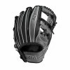 2023 Wilson A2K SC1787SS 11.75" Infield Baseball Glove: WBW1008921175 -Fielding Gloves Sales WBW100892 0 A2K IF 1787SC 1175 BlackSS GreyDimple Grey.png.cq5dam.web .1200.1200