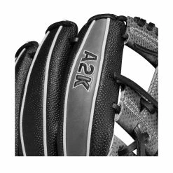 2023 Wilson A2K SC1787SS 11.75" Infield Baseball Glove: WBW1008921175 16 2023 Wilson A2K SC1787SS 11.75" Infield Baseball Glove: WBW1008921175 -Fielding Gloves Sales WBW100892 5 A2K IF 1787SC 1175 BlackSS GreyDimple Grey.png.cq5dam.web .1200.1200