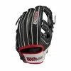 2023 Wilson A2000 1975 11.75" Infield Baseball Glove: WBW1009701175 -Fielding Gloves Sales WBW100970 0 A2000 IF 1975 1175 Black White Red.png.cq5dam.web .1200.1200