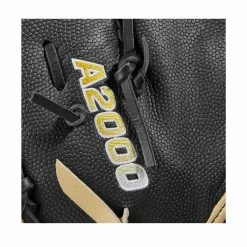2023 Wilson A2000 1679 Super Skin 12.5" Baseball First Base Mitt: WBW100979125 -Fielding Gloves Sales WBW100979 5 A2000 1B 1679SS 125 Black BlackSS Blonde.png.cq5dam.web .1200.1200