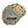 2023 Wilson A2000 PF33 Super Skin 33" Baseball Catcher's Mitt: WBW10098433 -Fielding Gloves Sales WBW100984 0 A2000 C PF33SS 33 GreySS Blonde.png.cq5dam.web .1200.1200
