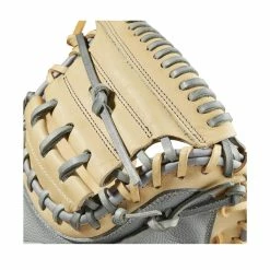 2023 Wilson A2000 PF33 Super Skin 33" Baseball Catcher's Mitt: WBW10098433 -Fielding Gloves Sales WBW100984 4 2023 A2000 C PF33SS 33 GreySS Blonde.png.cq5dam.web .1200.1200