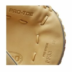 2023 Wilson A2000 PF33 Super Skin 33" Baseball Catcher's Mitt: WBW10098433 -Fielding Gloves Sales WBW100984 6 2023 A2000 C PF33SS 33 GreySS Blonde.png.cq5dam.web .1200.1200