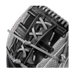 2023 Wilson A2000 FP75SS 11.75" Infield Fastpitch Glove: WBW1009911175 -Fielding Gloves Sales WBW100991 4 A2000 FP FP75SS 1175 GreySnakeSS Black Red
