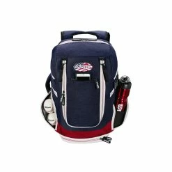 Wilson A2000 Players Backpack Bat Bag: WTA2000 -Fielding Gloves Sales WTA20BPUS 2 Wilson A2000 USA Backpack RD WH BU.png.cq5dam.web .1200.1200
