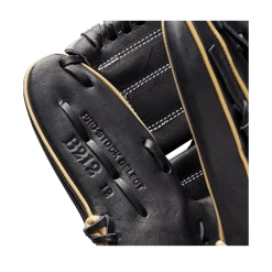 2020 Wilson A2K 12" Pitchers Baseball Glove: WTA2KRB20B2 -Fielding Gloves Sales WTA2KRB20B2 6 A2K Pitcher B212 12 Black Blonde Alt 05