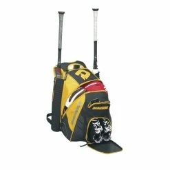 DeMarini VooDoo Rebirth Equipment Backpack (Multiple Colors): WTD9105 -Fielding Gloves Sales WTD9105LG Voodoo Rebirth Backpack LT Gold Stuffed