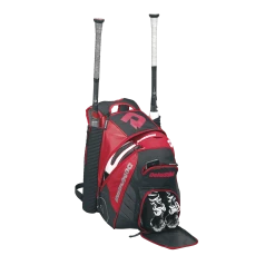 DeMarini VooDoo Rebirth Equipment Backpack (Multiple Colors): WTD9105 -Fielding Gloves Sales WTD9105SC Voodoo Rebirth Backpack Scarlet Stuffed