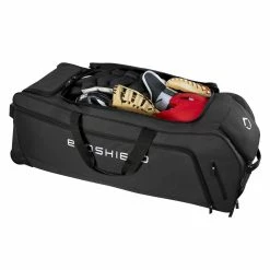 Evoshield Stone Wall Wheeled Bag (Multiple Colors): WTV9400 -Fielding Gloves Sales WTV9400BL 4 Evoshield Stonewall Wheeled Bag Interior.png.cq5dam.web .1200.1200