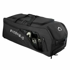 Evoshield Stone Wall Wheeled Bag (Multiple Colors): WTV9400 -Fielding Gloves Sales WTV9400BL 6 Evoshield Stonewall Wheeled Bag Catcher Pocket a.png.cq5dam.web .1200.1200