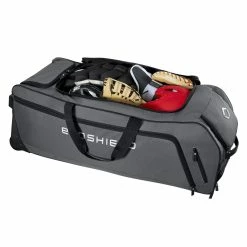 Evoshield Stone Wall Wheeled Bag (Multiple Colors): WTV9400 -Fielding Gloves Sales WTV9400GY 4 Evoshield Stonewall Wheeled Bag Interior.png.cq5dam.web .1200.1200