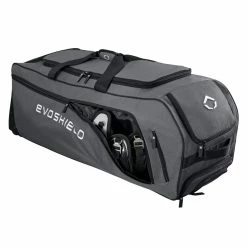 Evoshield Stone Wall Wheeled Bag (Multiple Colors): WTV9400 -Fielding Gloves Sales WTV9400GY 6 Evoshield Stonewall Wheeled Bag Catcher Pocket a.png.cq5dam.web .1200.1200