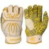 2021 Spiderz HYBRID Small Batch Batting Gloves: White/Gold 2 2021 Spiderz HYBRID Small Batch Batting Gloves: White/Gold -Fielding Gloves Sales WhiteGold