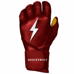 Bruce Bolt PREMIUM PRO Long Cuff Batting Gloves: Maroon -Fielding Gloves Sales premium pro long cuff batting gloves maroon brucebolt 153600