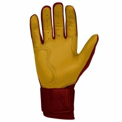 Bruce Bolt PREMIUM PRO Long Cuff Batting Gloves: Maroon -Fielding Gloves Sales premium pro long cuff batting gloves maroon brucebolt 282874