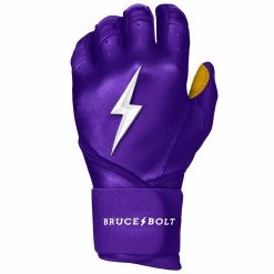 Bruce Bolt PREMIUM PRO Long Cuff Batting Gloves: Purple 11 Bruce Bolt PREMIUM PRO Long Cuff Batting Gloves: Purple -Fielding Gloves Sales premium pro long cuff batting gloves purple brucebolt 452803