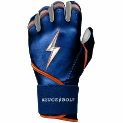 Bruce Bolt PREMIUM PRO NIMMO Long Cuff Batting Gloves: Mets Blue 13 Bruce Bolt PREMIUM PRO NIMMO Long Cuff Batting Gloves: Mets Blue -Fielding Gloves Sales premium pro nimmo series long cuff batting gloves blue gloves brucebolt 261498