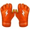 Bruce Bolt PREMIUM PRO Short Cuff Batting Gloves: Orange 2 Bruce Bolt PREMIUM PRO Short Cuff Batting Gloves: Orange -Fielding Gloves Sales premium pro short cuff batting gloves orange brucebolt 362485
