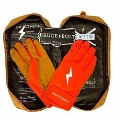 Bruce Bolt PREMIUM PRO Short Cuff Batting Gloves: Orange 13 Bruce Bolt PREMIUM PRO Short Cuff Batting Gloves: Orange -Fielding Gloves Sales premium pro short cuff batting gloves orange brucebolt 666699