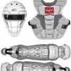 Rawlings Youth White/Silver VELO 2.0 Catcher's Gear Box Set: CSV2Y-W/SIL 2 Rawlings Youth White/Silver VELO 2.0 Catcher's Gear Box Set: CSV2Y-W/SIL -Fielding Gloves Sales rawlings velo 2 0 baseball catchers sets White SIlver